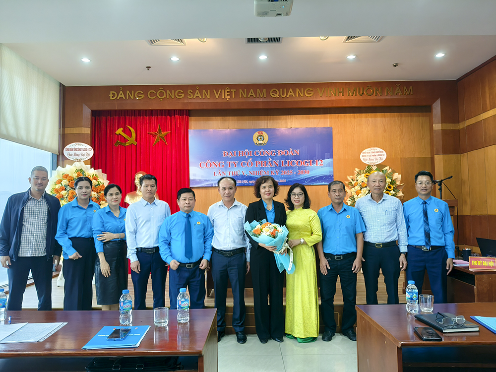 ĐẠI HỘI CÔNG ĐOÀN CÔNG TY CỔ PHẦN LICOGI 12 LẦN V