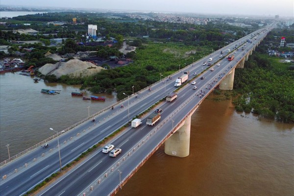 Khoan cọc nhồi cầu Thanh Trì